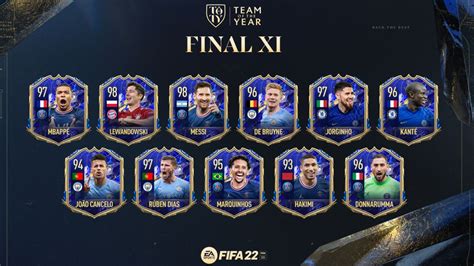 toty fifa 22|FIFA 22 TOTY card list and prices guide